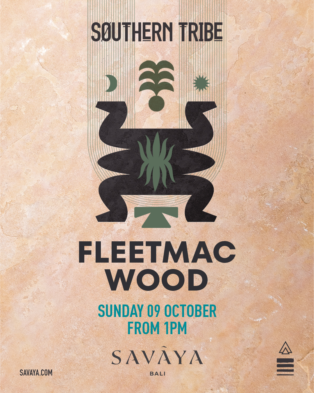 SOUTHERN TRIBE SUNDAYS AT SAVAYA, FLEETMAC WOOD – OCTOBER 9TH thumbnail image