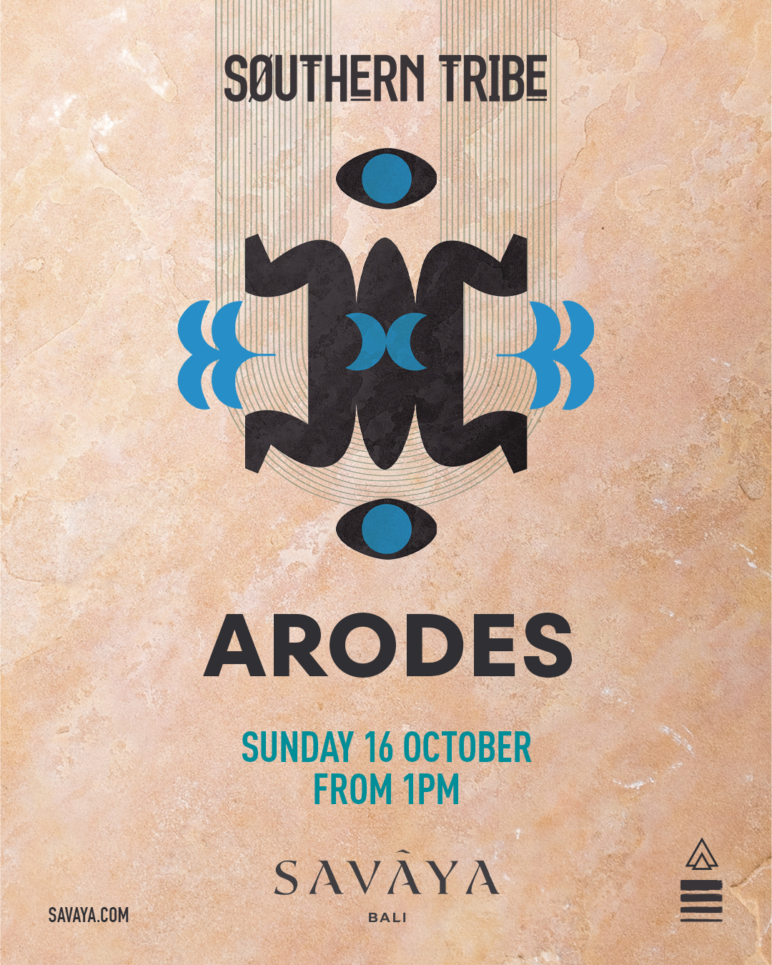 SOUTHERN TIBE SUNDAYS AT SAVAYA, INTRODUCING ARODES – SUNDAY OCTOBER 16TH thumbnail image