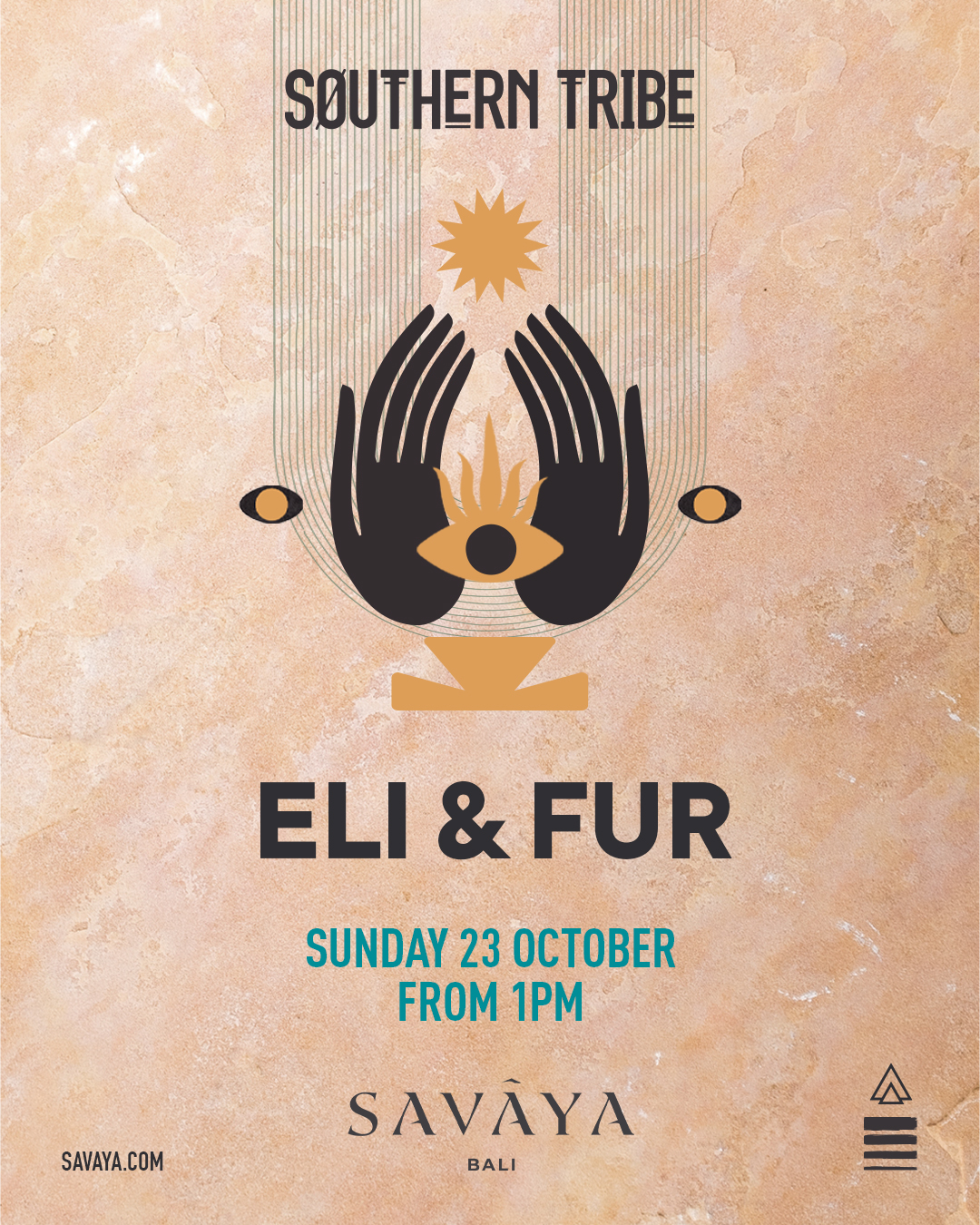 SOUTHERN TRIBE SUNDAYS AT SAVAYA, ELI & FUR – SUNDAY OCTOBER 23RD thumbnail image