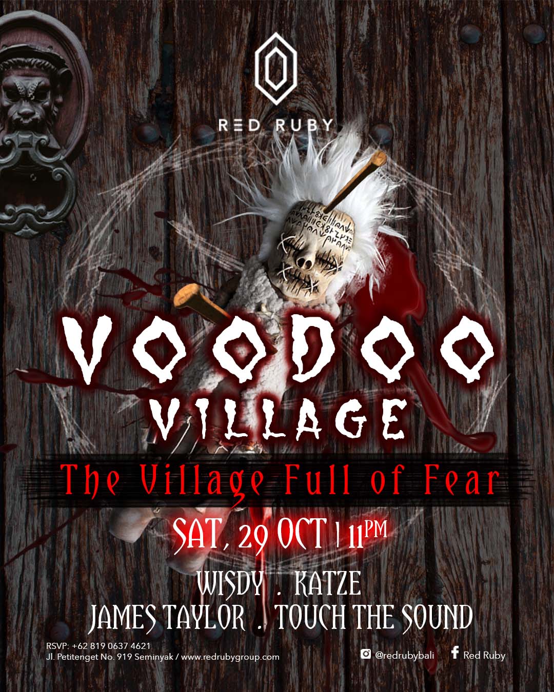 VOODOO VILLAGE AT RED RUBY – SATURDAY 29TH OCTOBER thumbnail image