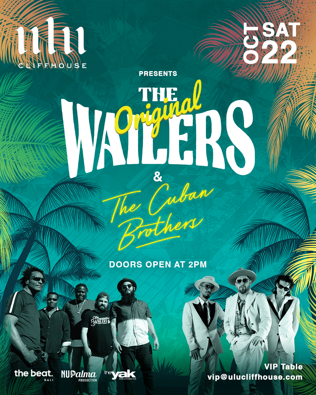 THE ORIGINAL WAILERS AND CUBAN BROTHERS AT ULU CLIFFHOUSE – OCTOBER 22 thumbnail image