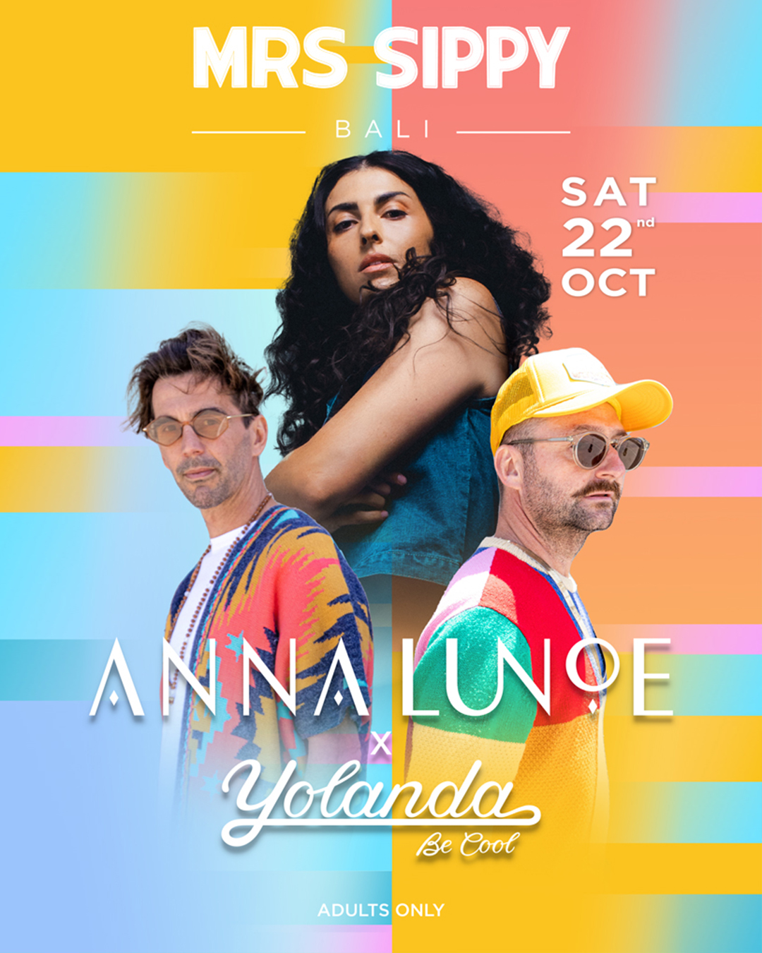 ANNA LUNOE X YOLANDA BE COOL TAKE MRS. SIPPY – SATURDAY OCTOBER 22ND thumbnail image