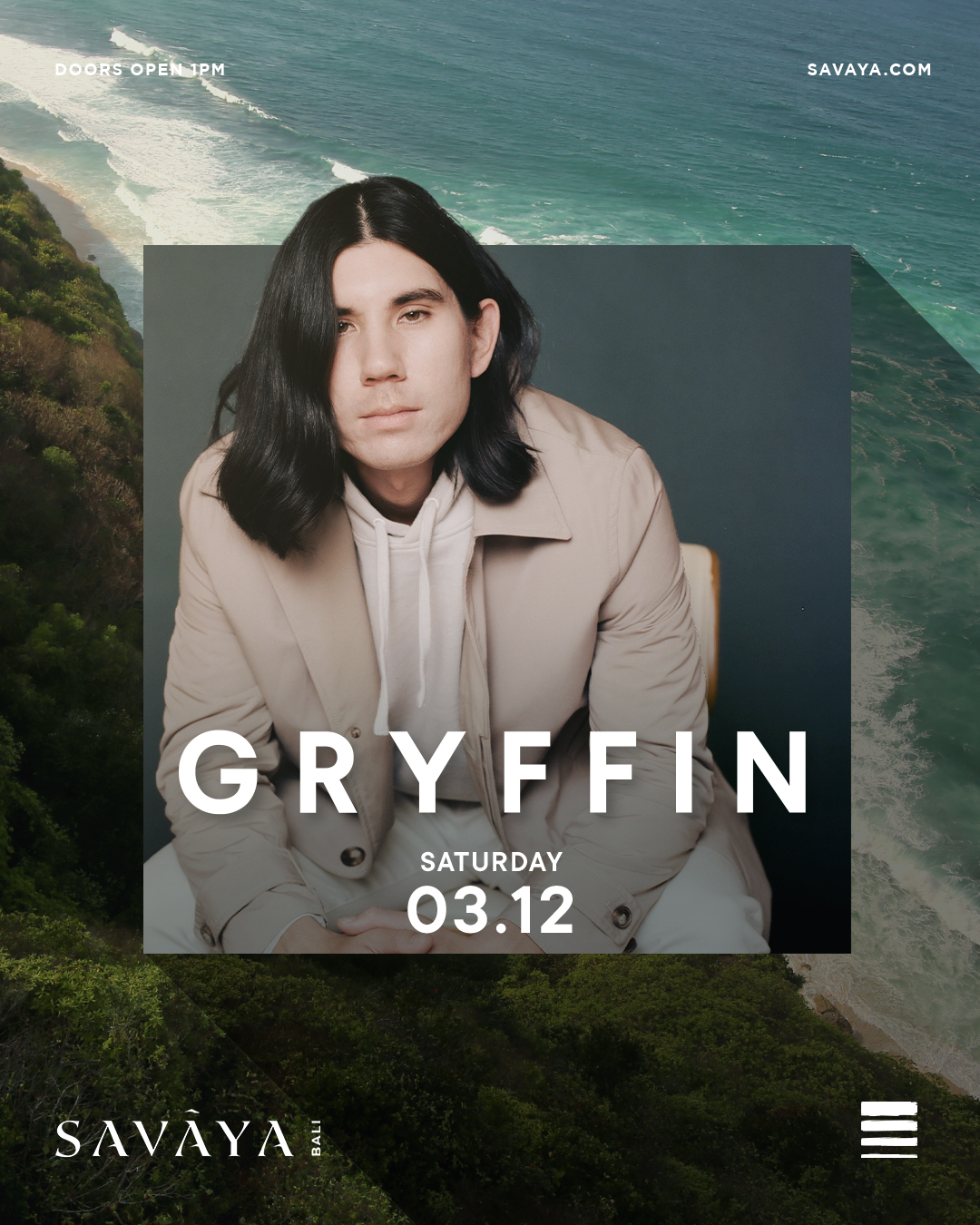 SAVAYA PRESENTS GRYFFIN – SATURDAY DECEMBER 3RD thumbnail image