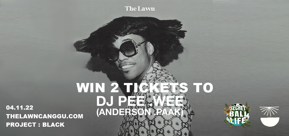 SBL GIVEAWAY: WIN 2 TICKETS TO DJ PEE.WEE (ANDERSON .PAAK) AT THE LAWN thumbnail image