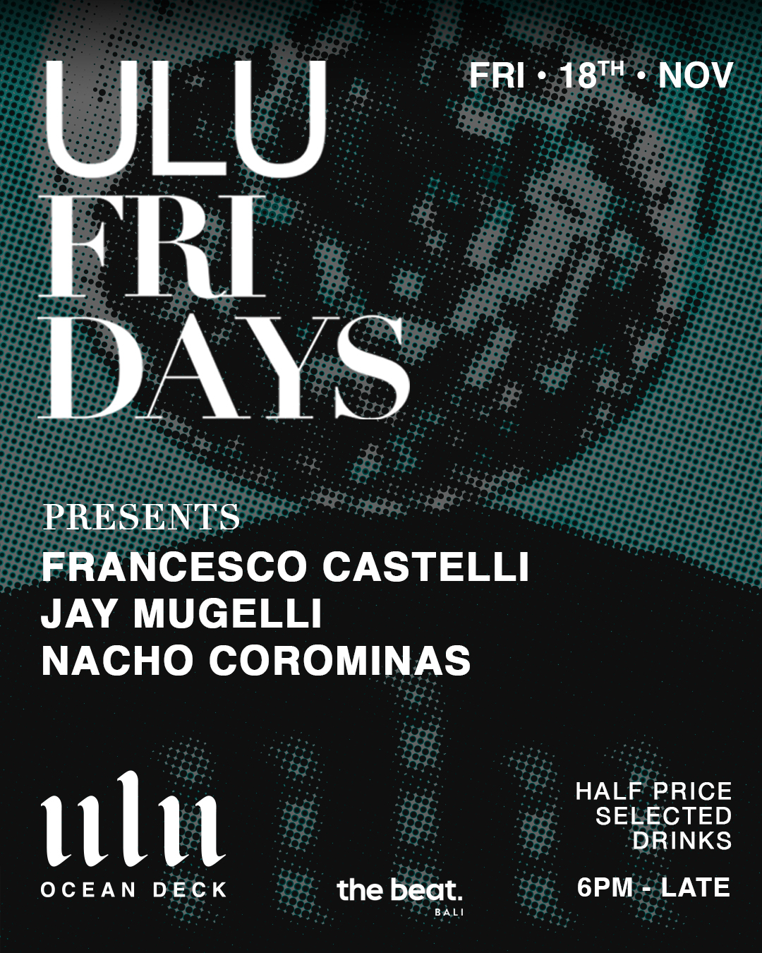 ULU FRIDAYS AT ULU CLIFFHOUSE – FRIDAY NOVEMBER 18TH. thumbnail image