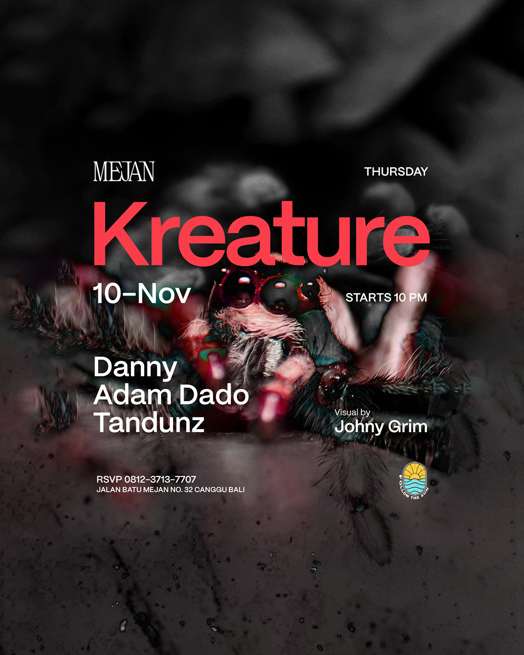 MEJAN PRESENTS KREATURE – THURSDAY NOVEMBER 10TH thumbnail image