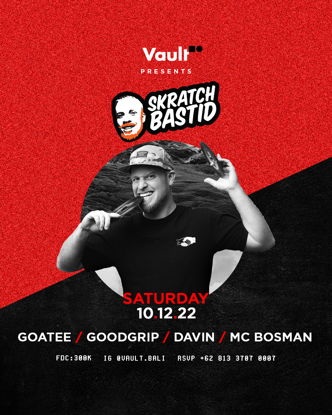 VAULT PRESENTS SKRATCH BASTID – SATURDAY DECEMBER 10TH thumbnail image