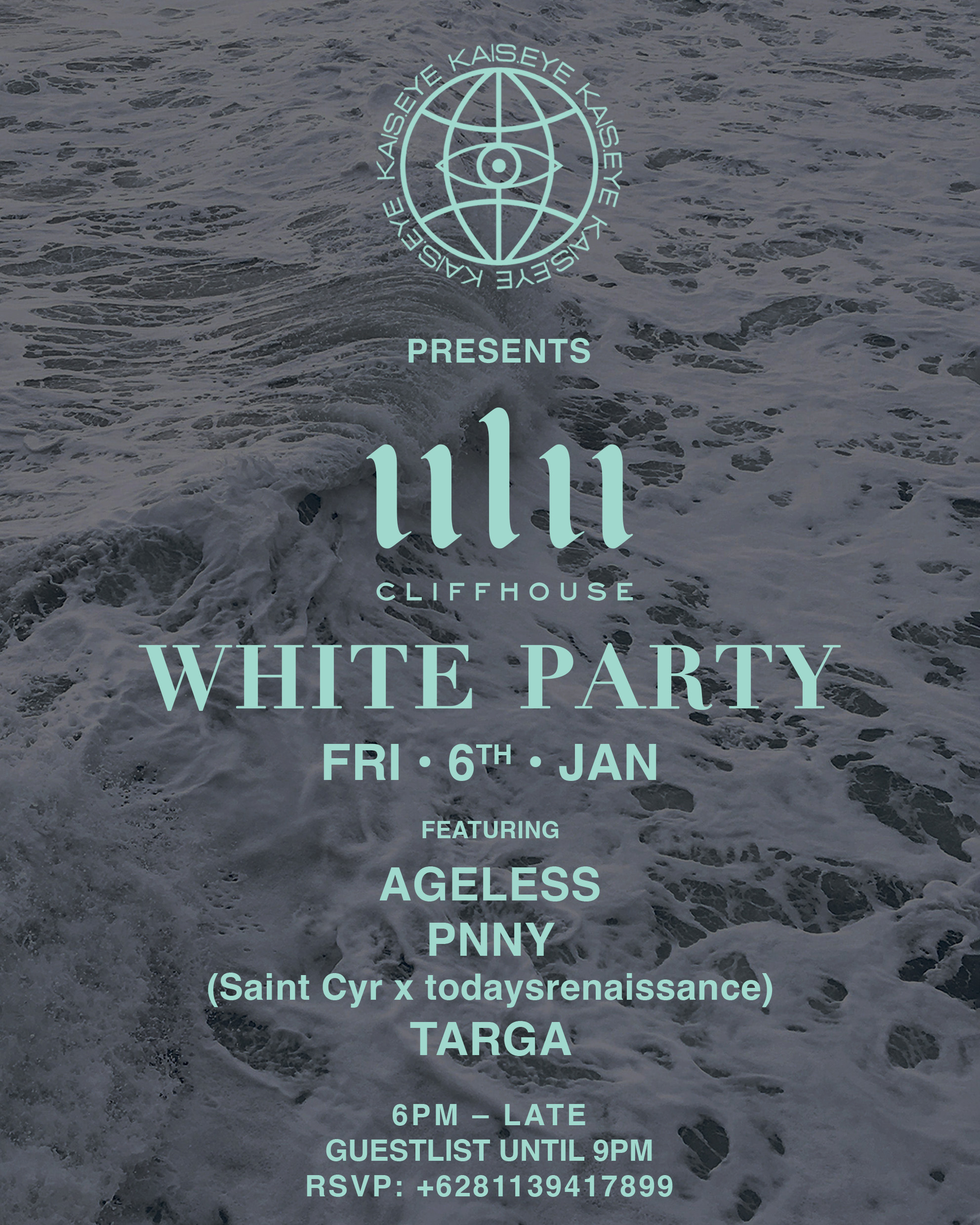 ULU CLIFFHOUSE X KAIS EYE PRESENT THE WHITE PARTY – FRIDAY JANUARY 6TH thumbnail image