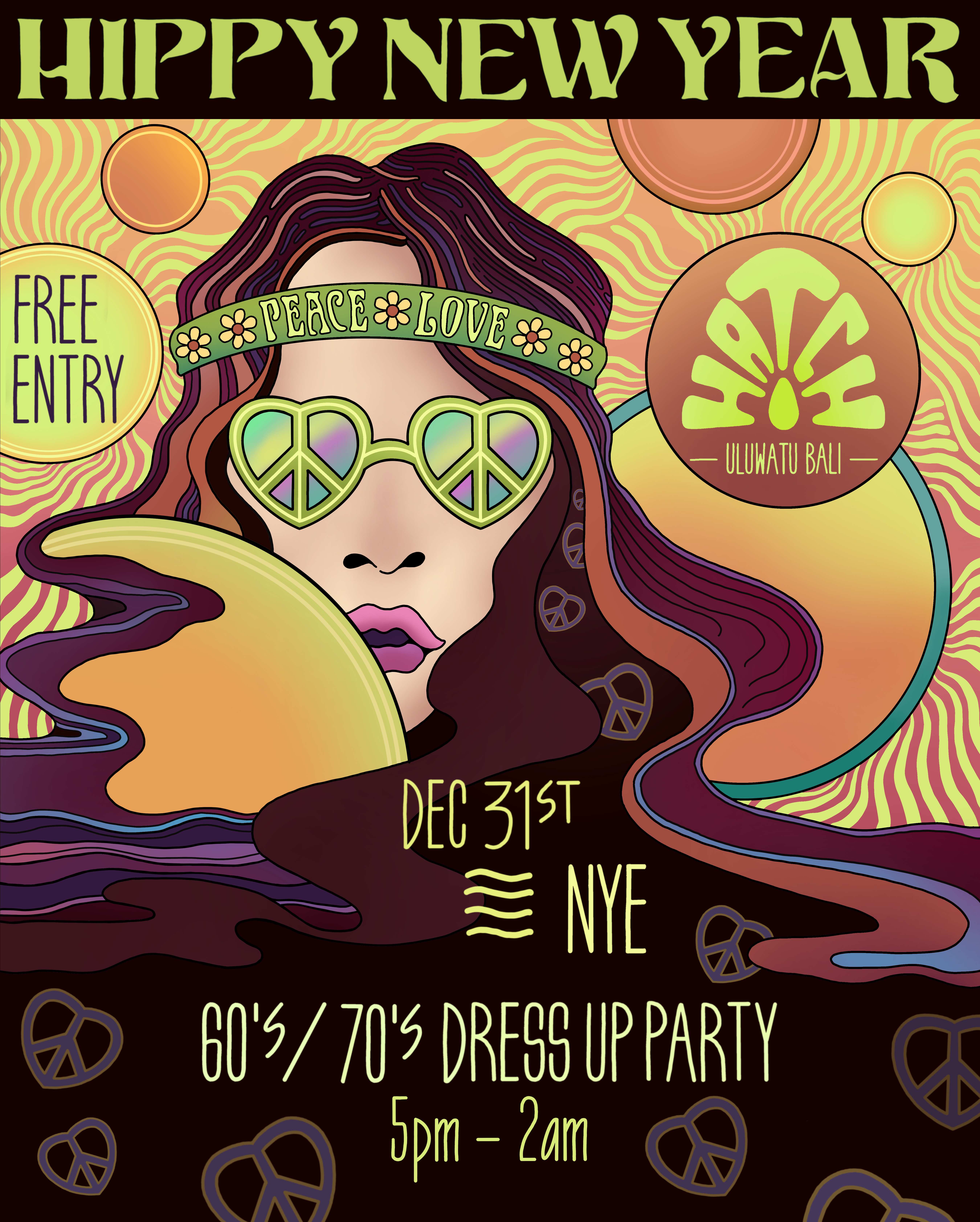 HIPPY NEW YEAR AT HATCH – SATURDAY DECEMBER 31ST thumbnail image