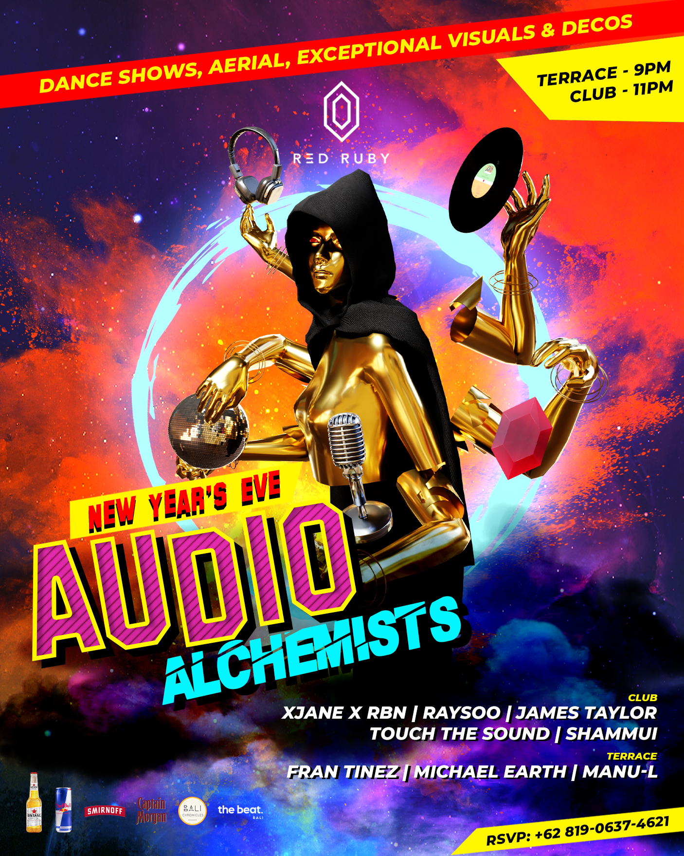 RED RUBY’S AUDIO ALCHEMISTS THIS NYE – SATURDAY DECEMBER 31ST thumbnail image