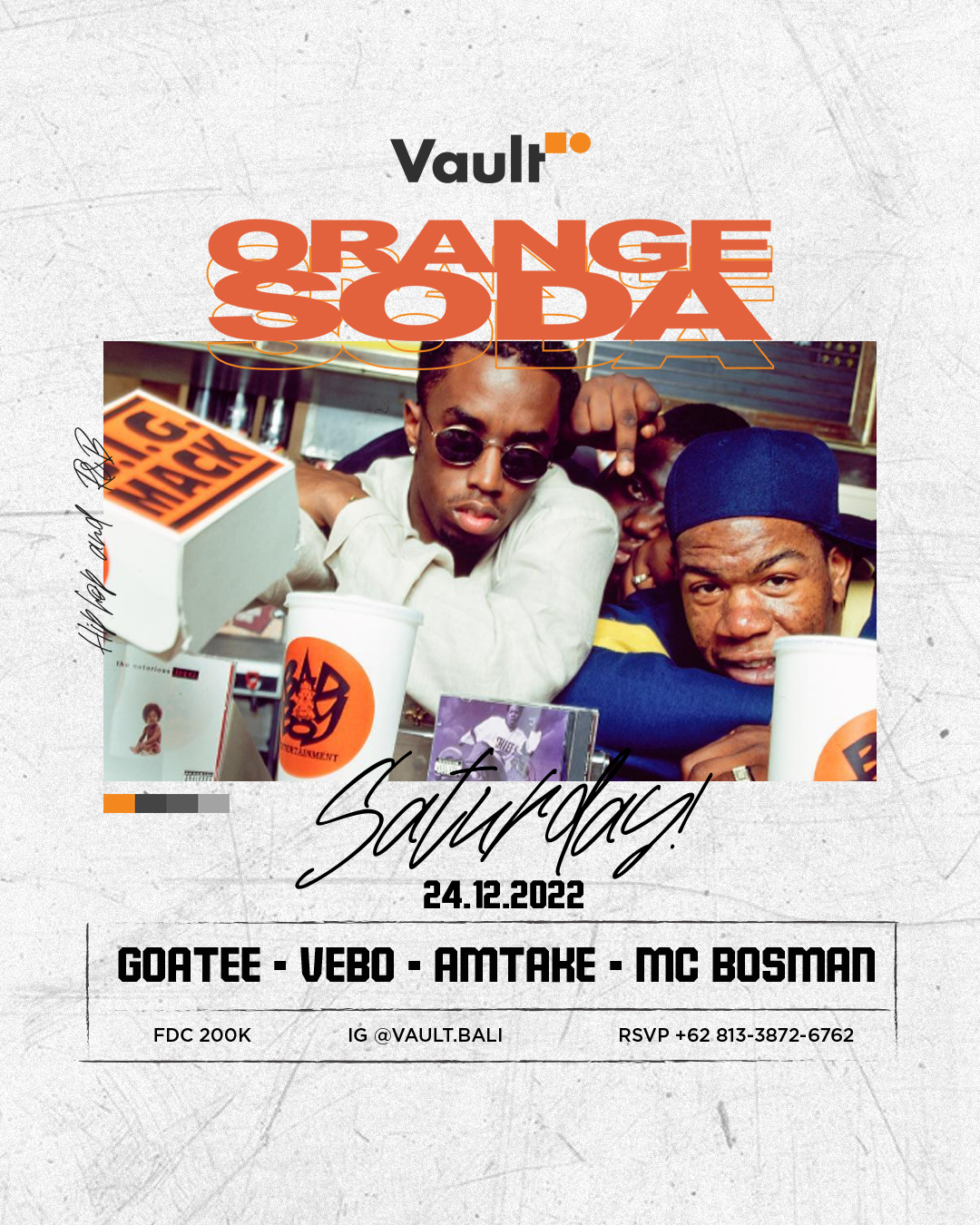 ORANGE SODA AT VAULT – CHRISTMAS EVE thumbnail image