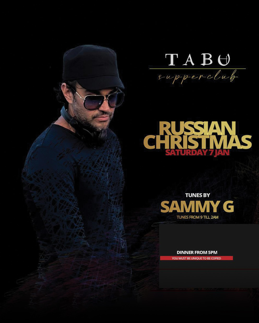 RUSSIAN CHRISTMAS AT TABU – SATURDAY DECEMBER 7TH thumbnail image