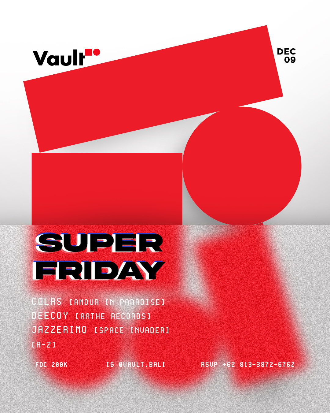 SUPER FRIDAYS AT VAULT – DECEMBER 9TH thumbnail image