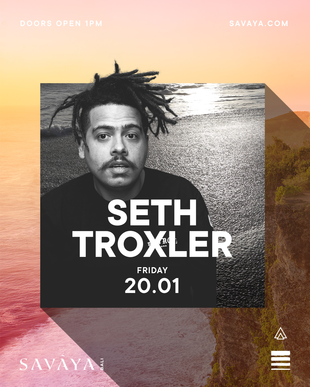 SAVAYA PRESENTS SETH TROXLER – FRIDAY JANUARY 20TH thumbnail image