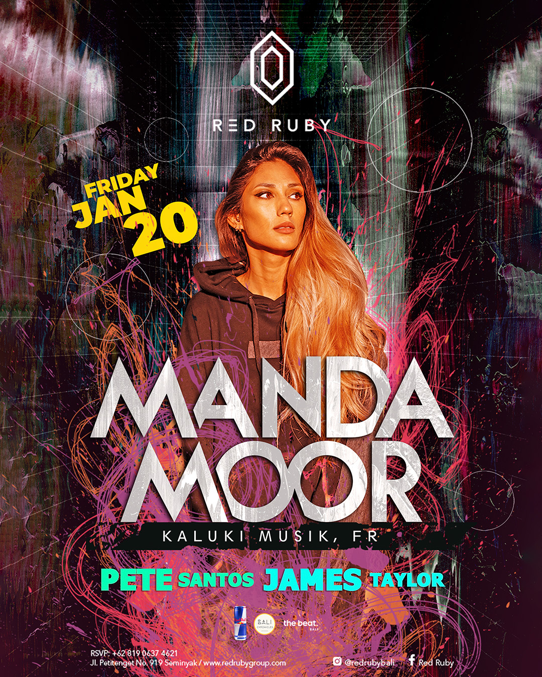 RED RUBY PRESENTS MANDA MOOR – FRIDAY JANUARY 20TH thumbnail image