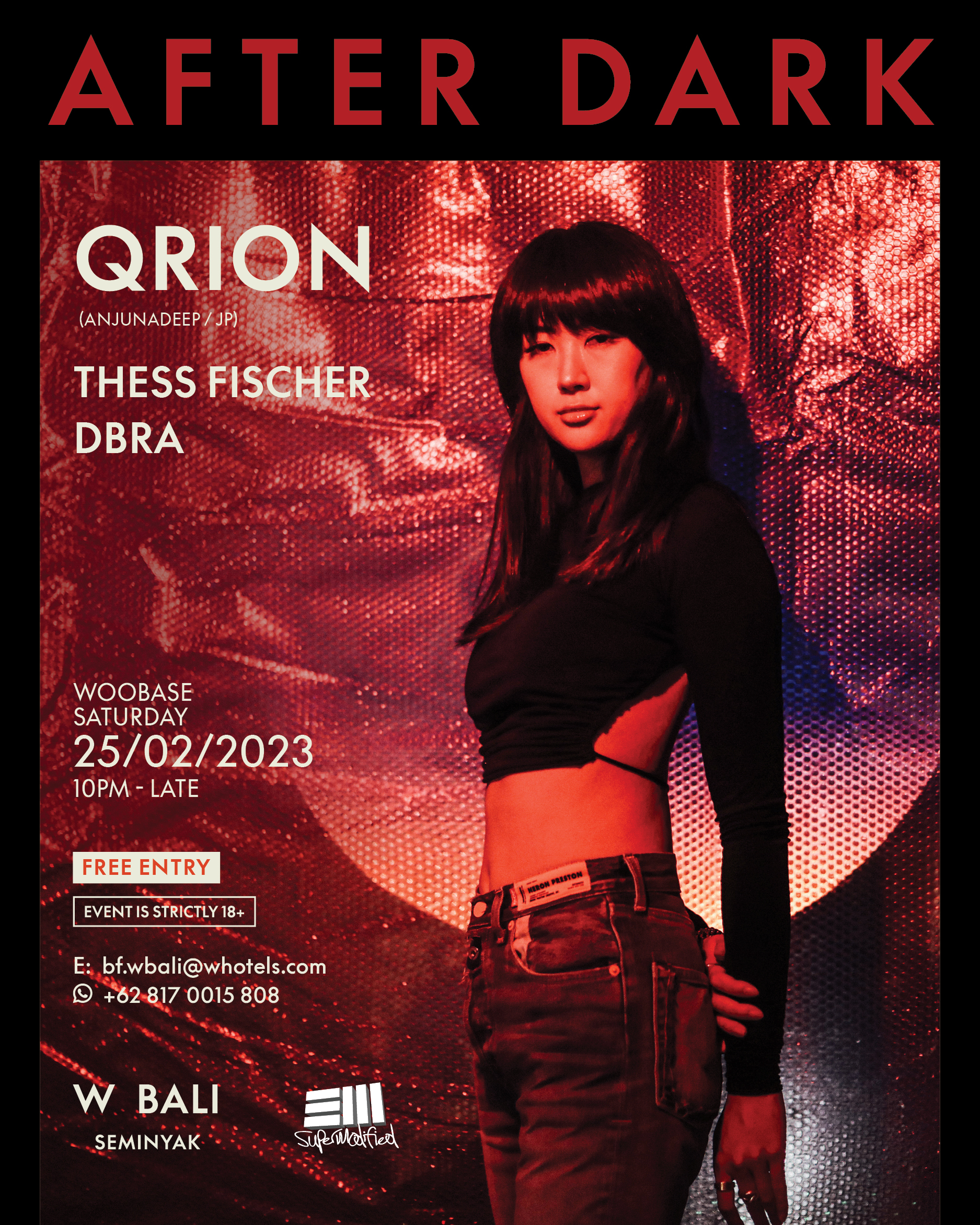 W BALI PRESENTS QRION AFTER DARK – SATURDAY FEBRUARY 25TH thumbnail image