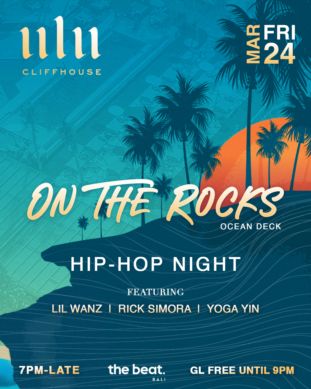 ON THE ROCKS AT ULU CLIFFHOUSE – FRIDAY MARCH 24TH thumbnail image