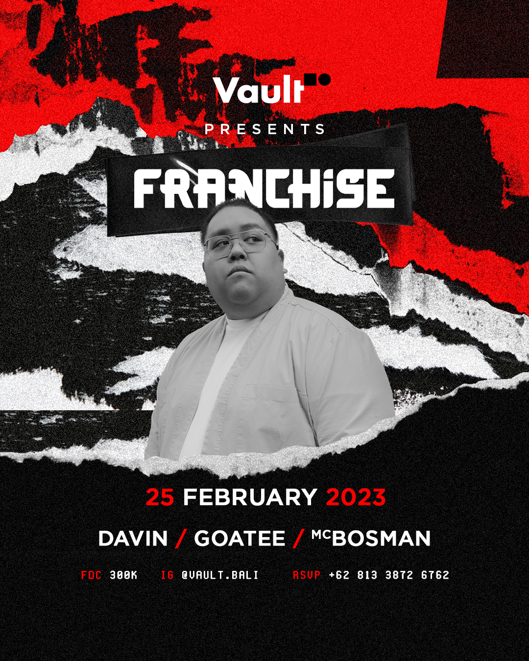 VAULT PRESENTS FRANCHISE – FRIDAY FEBRUARY 25TH thumbnail image