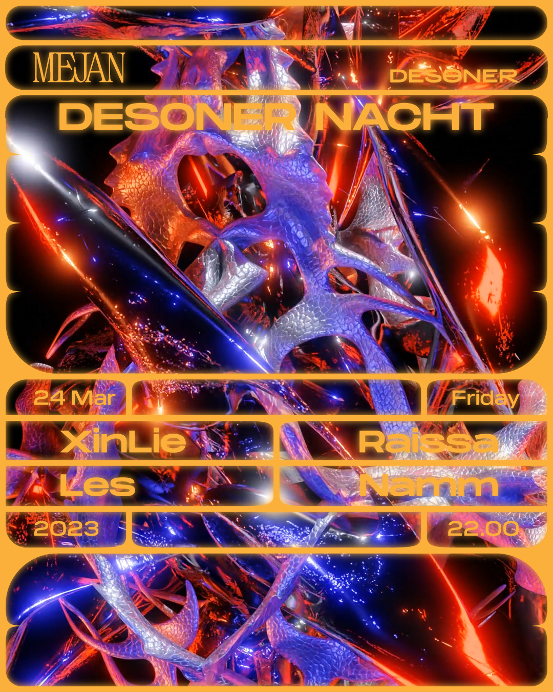 MEJAN PRESENTS DESONER – FRIDAY MARCH 24TH thumbnail image