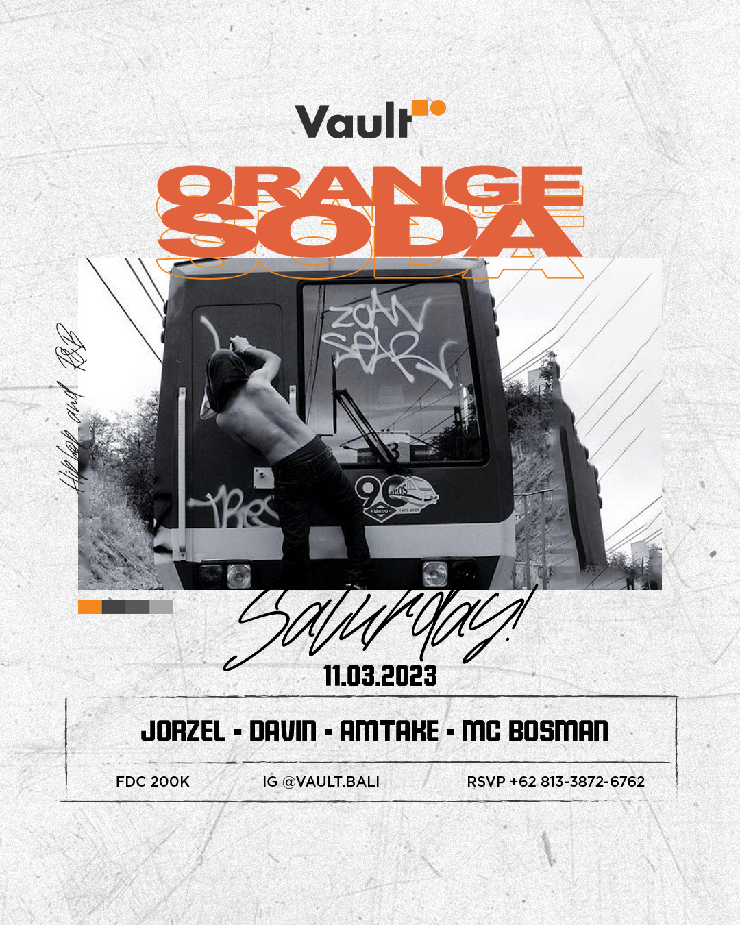 ORANGE SODA AT VAULT – SATURDAY MARCH 11TH thumbnail image