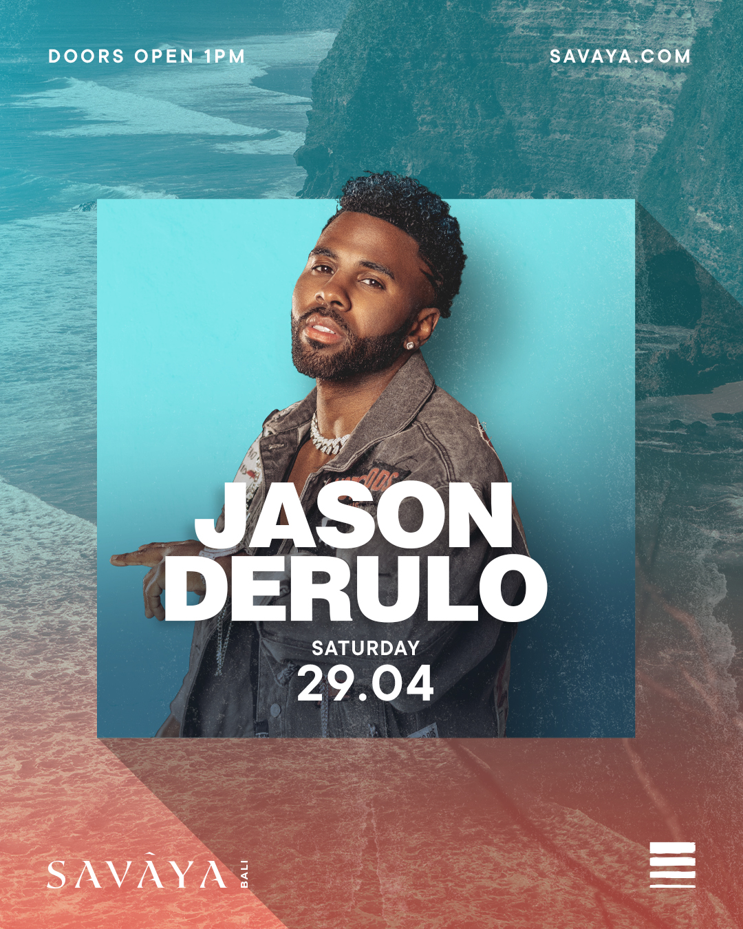 SAVAYA PRESENTS JASON DERULO – SATURDAY APRIL 29TH thumbnail image