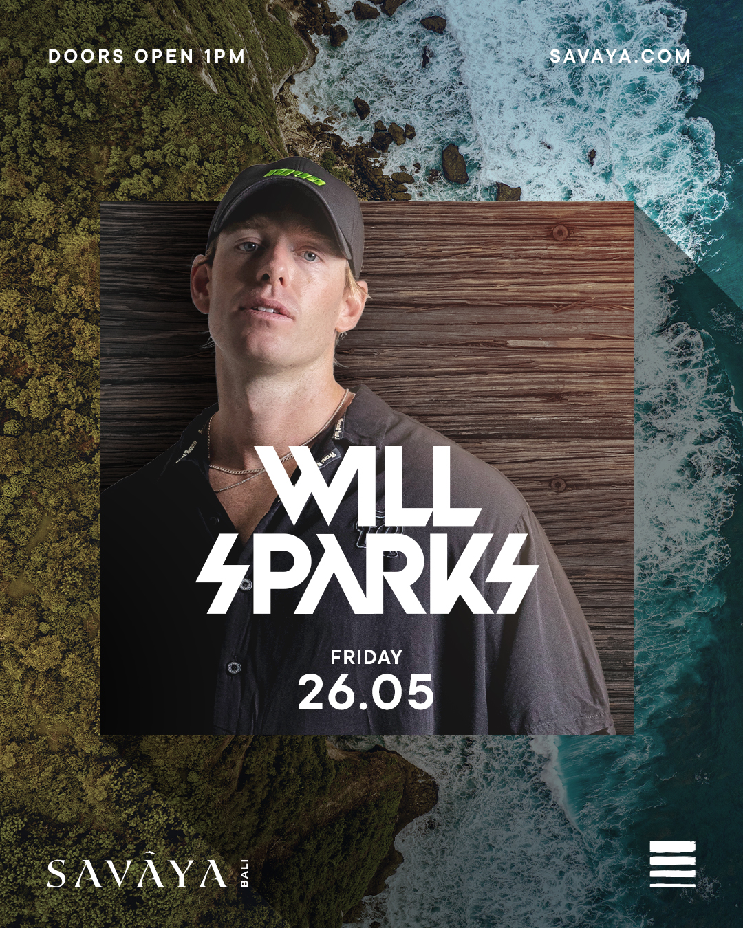 SAVAYA PRESENTS WILL SPARKS – FRIDAY MAY 26TH thumbnail image