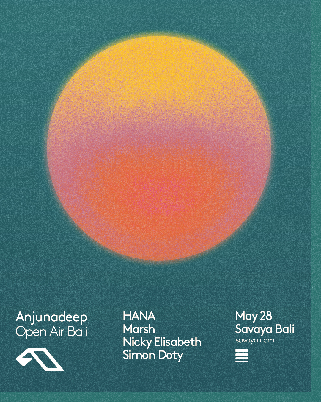 SAVAYA PRESENTS ANJUNADEEP – SUNDAY MAY 28TH thumbnail image