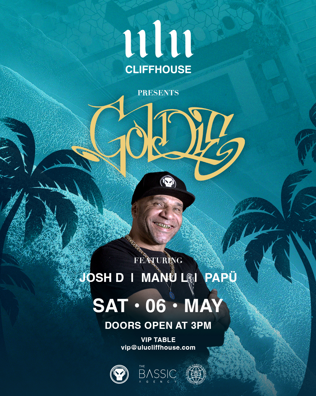 ULU CLIFFHOUSE PRESENTS GOLDIE – SATURDAY MAY 6TH thumbnail image