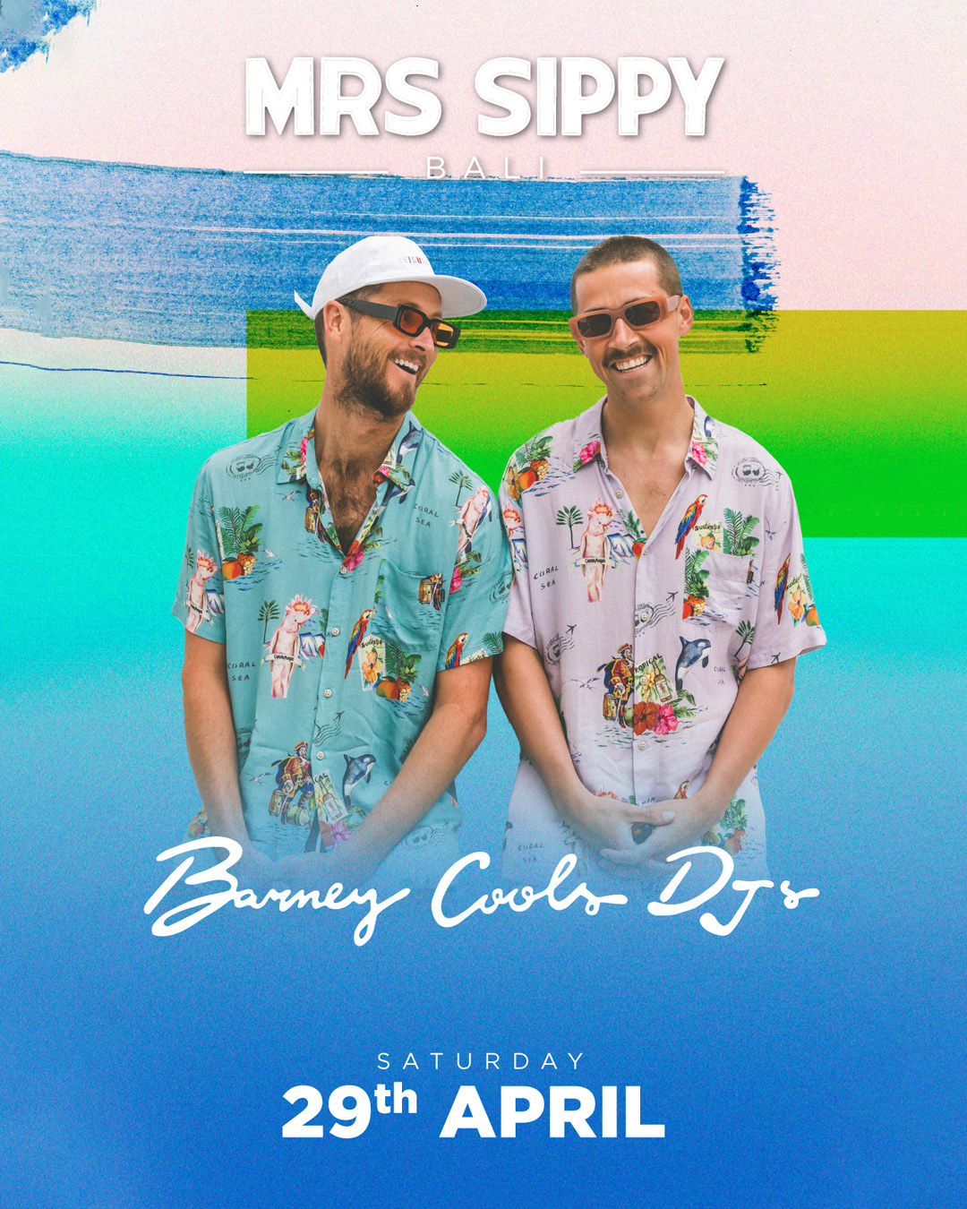 MRS SIPPY PRESENTS BARNEY COOLS DJS – SATURDAY APRIL 29TH thumbnail image