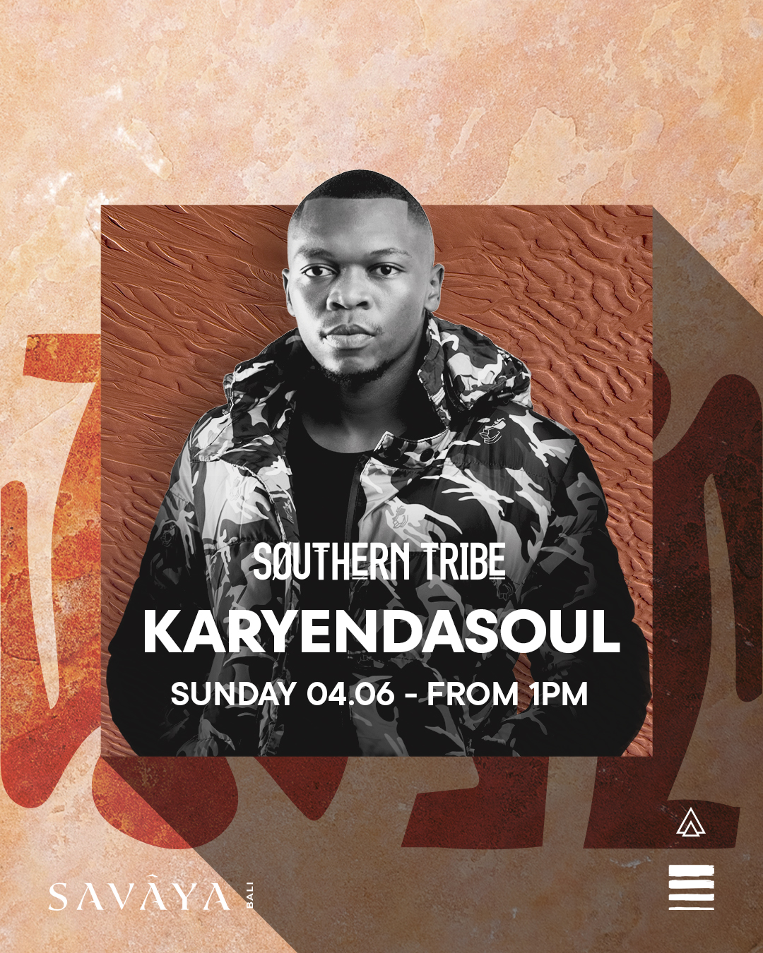 SAVAYA PRESENTS KARYENDASOUL – SUNDAY JUNE 4TH thumbnail image