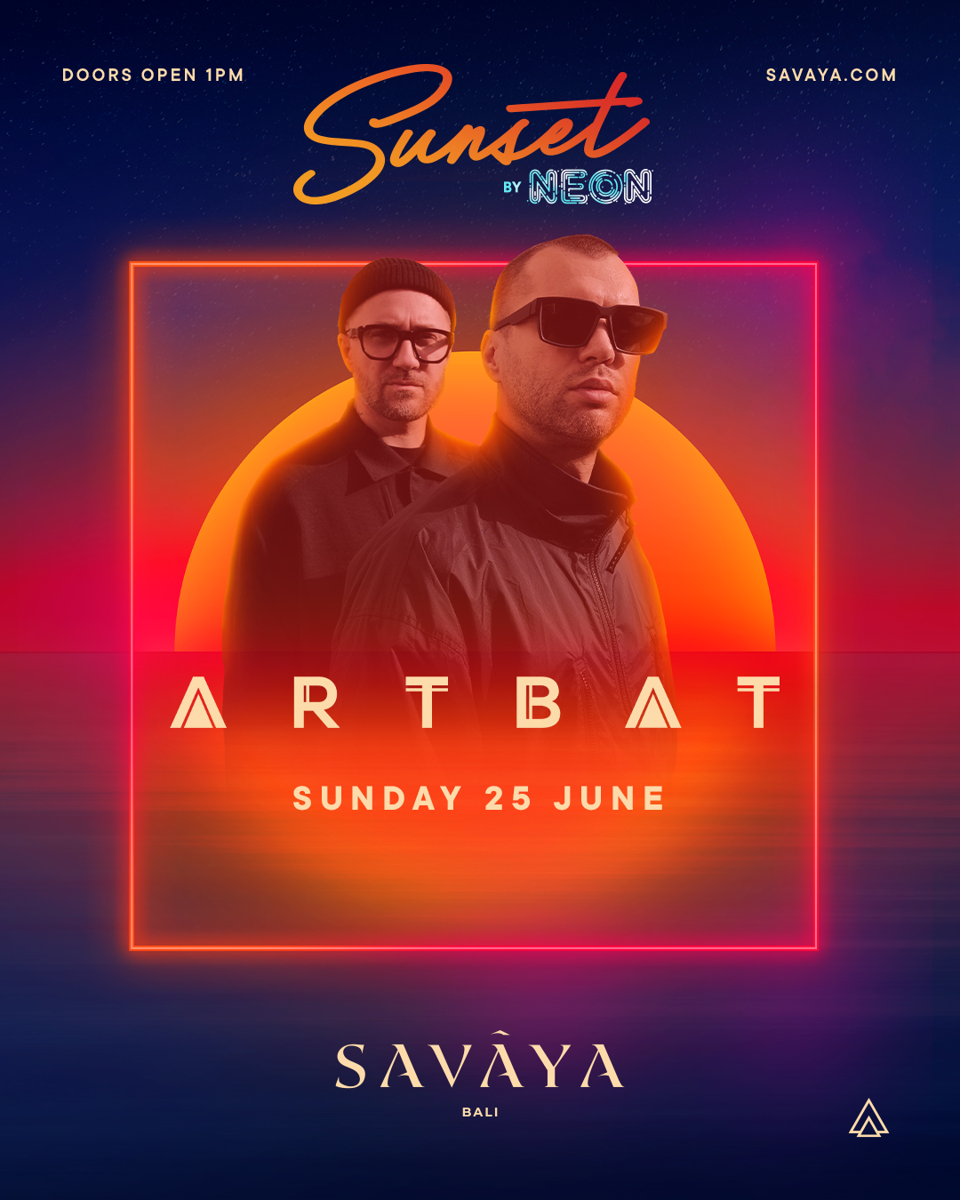 SAVAYA PRESENTS ARTBAT – SUNDAY JUNE 25TH thumbnail image