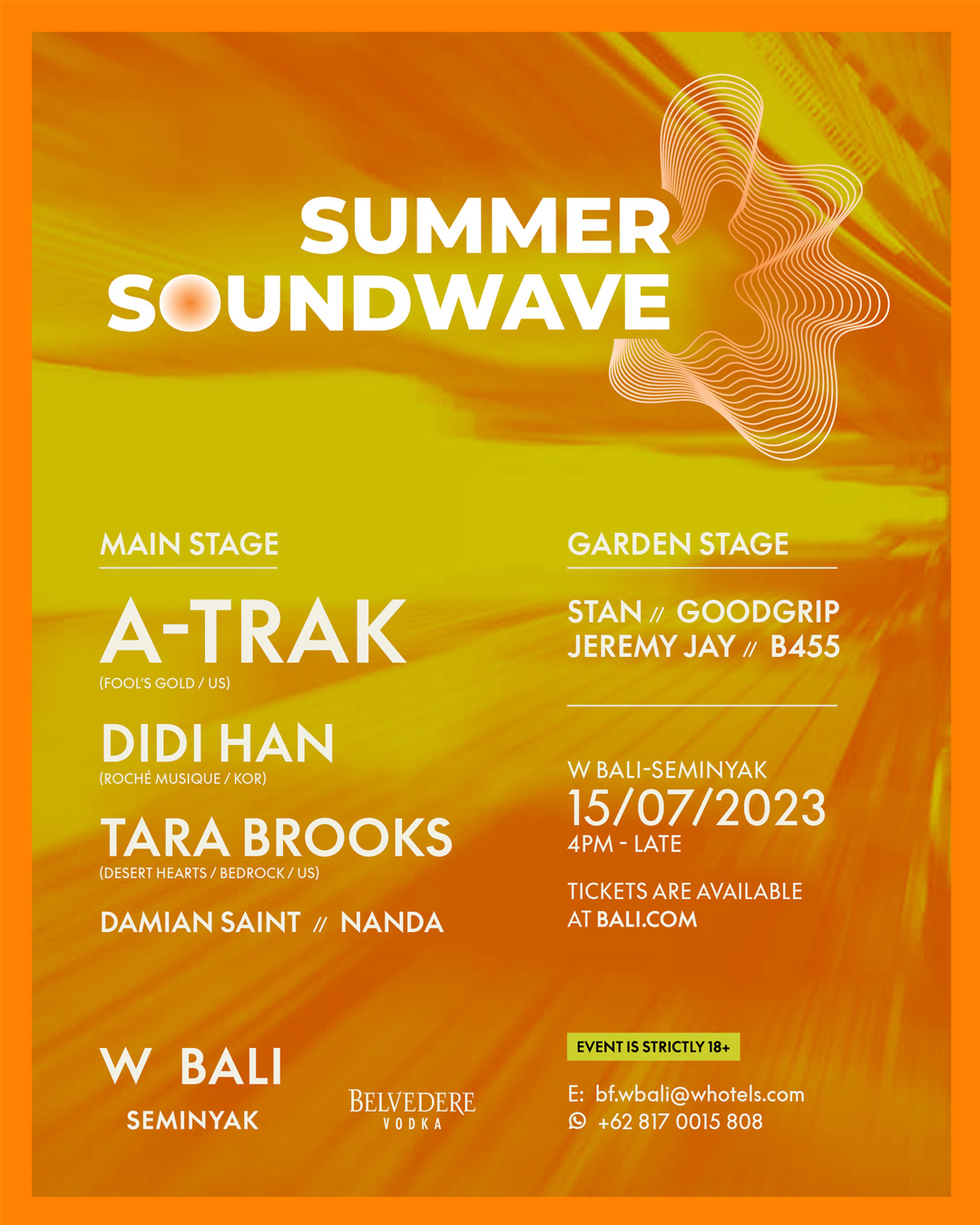 W BALI – SEMINYAK PRESENTS SUMMER SOUNDWAVE 2023 JULY 15TH thumbnail image